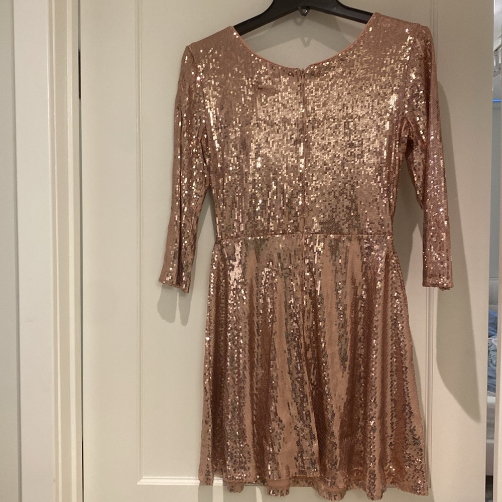 Forever 21 Medium Pink Sequin Dress - Picture 2 of 5